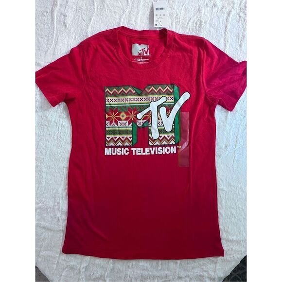 Target MTV Christmas Shirt Size S - Picture 1 of 3
